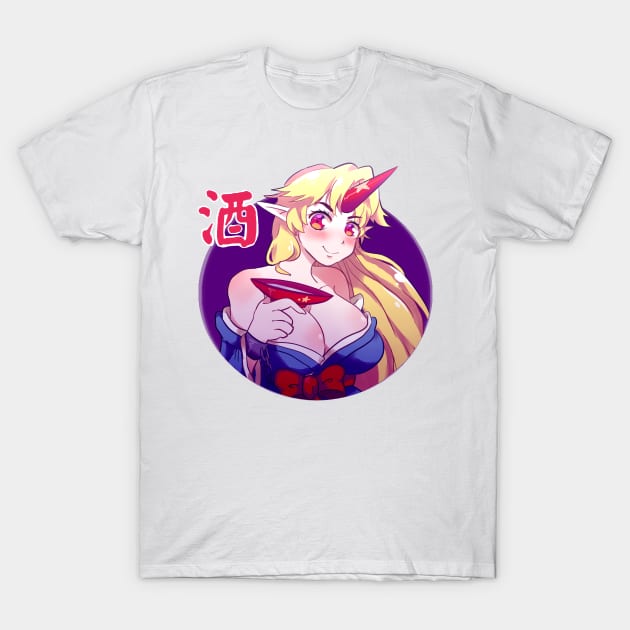 Touhou- Yuugi Hoshiguma T-Shirt by Midnight_rabbit